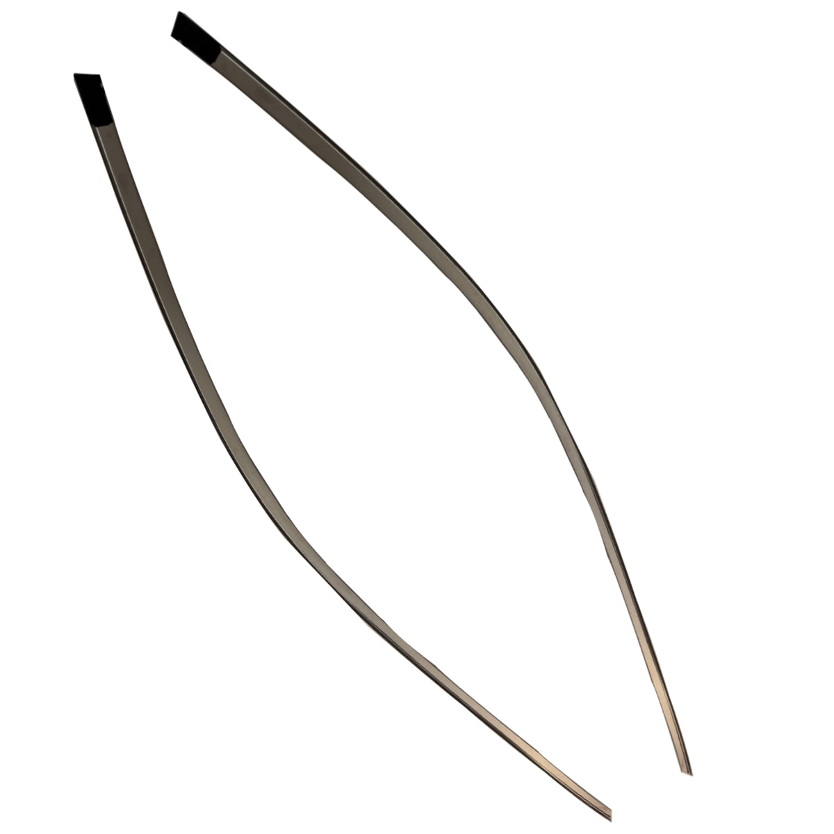 4X  Chrome Upper Drip Window Moulding Weatherstrips Fit Crosstour 10-15