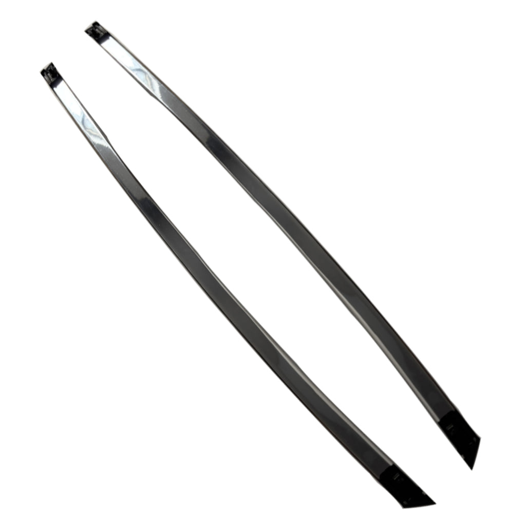 4X  Chrome Upper Drip Window Moulding Weatherstrips Fit Crosstour 10-15