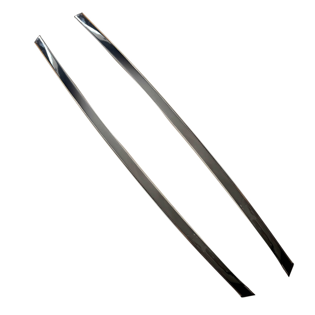 4X  Chrome Upper Drip Window Moulding Weatherstrips Fit Crosstour 10-15