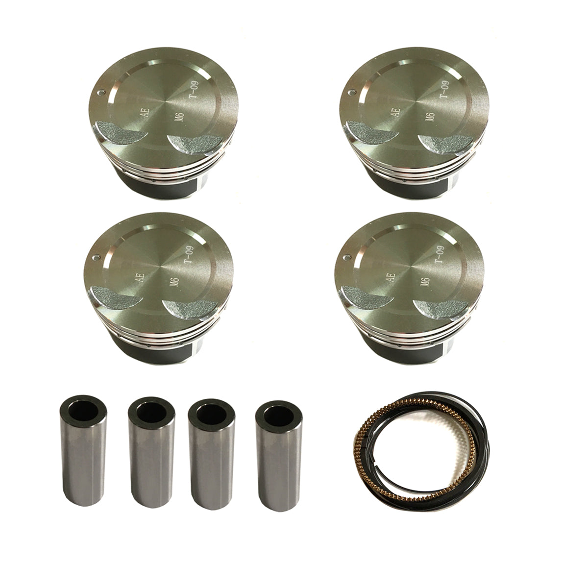 4X Pistones W Ring Set For Elantra I20 Getz Solaris Accent Cerato 1.6L G4FC  06-19