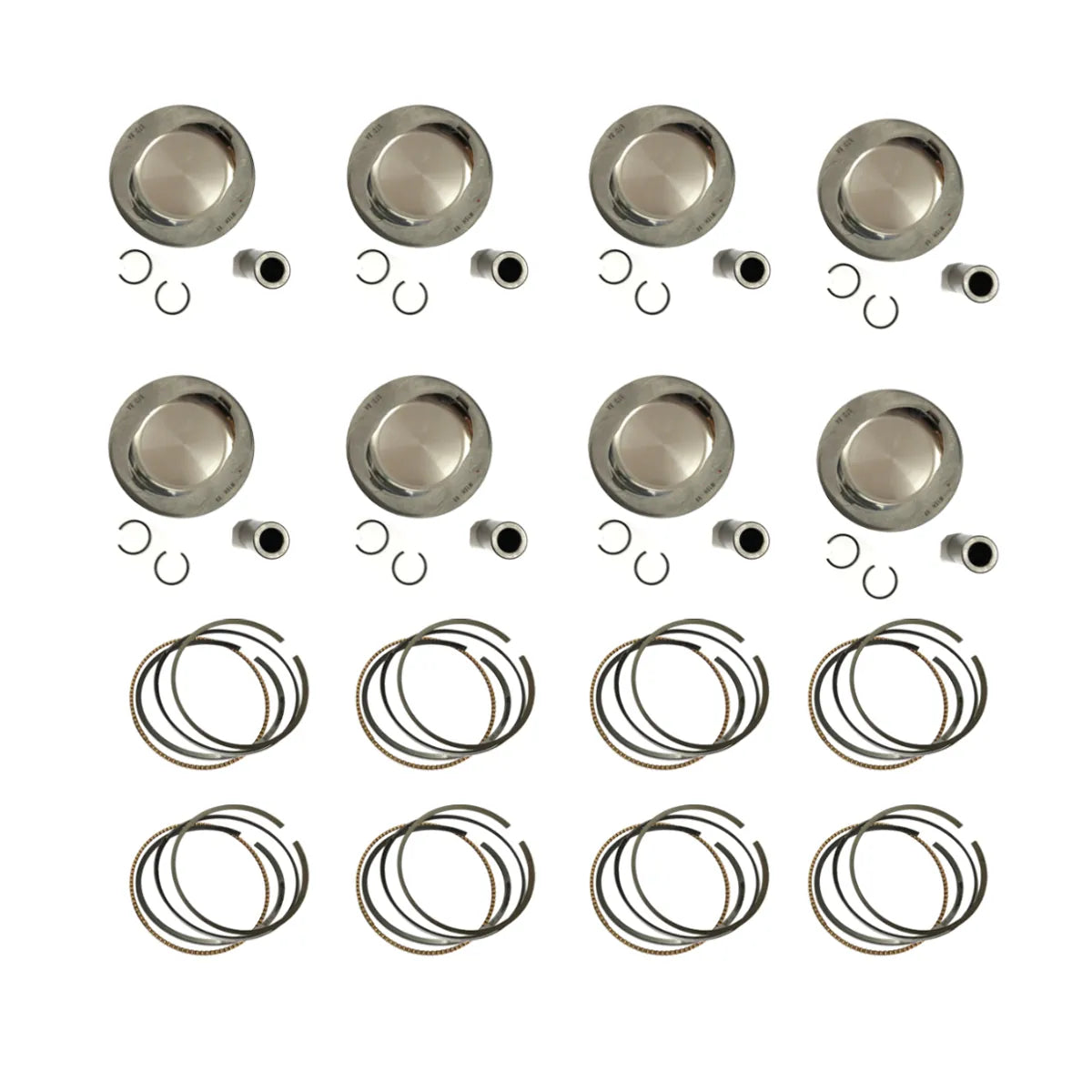 8X Engine Pistons W Ring Set Fit For Range Rover XK XF XJ 5.0L 508PN 10-15