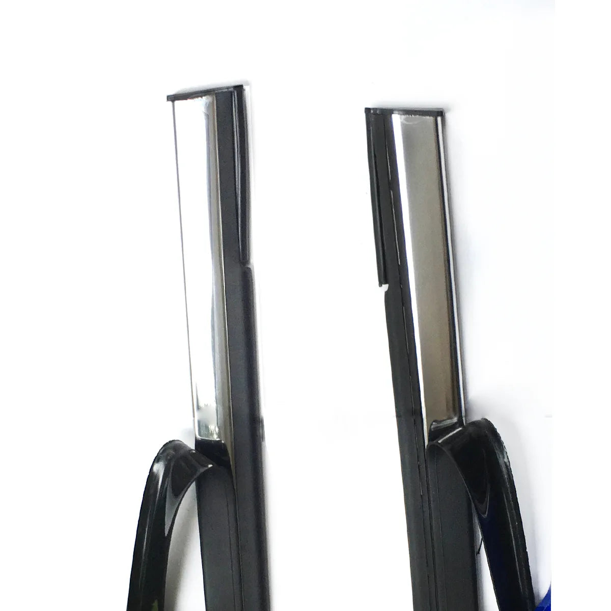 2X Rear Left Right Chrome Upper Window Molding Weatherstrips Fit For CRV 06-11
