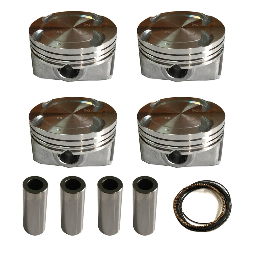 4X Pistons Ring Set For Accent Elantra Solaris Veloster Cerato I30CW 1.6L G4FG 15-22