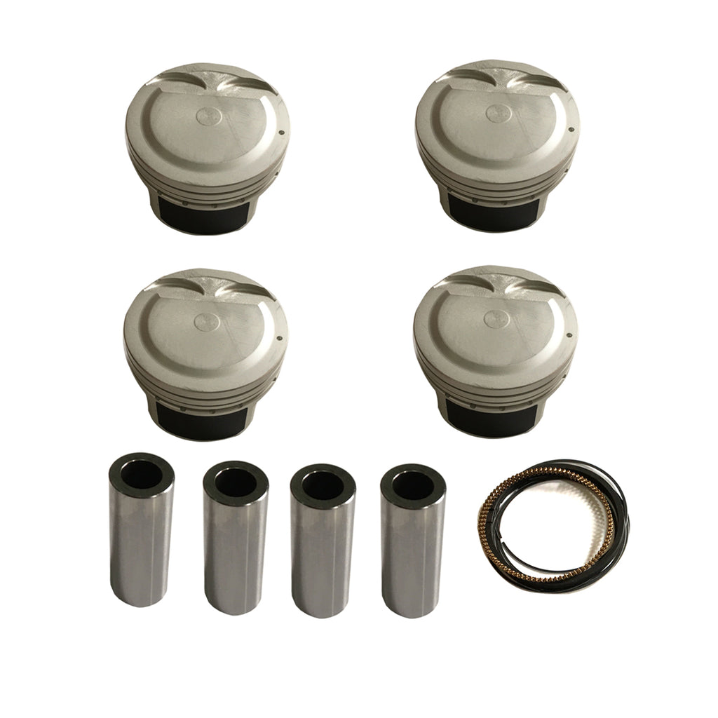 4X Pistones W Ring Set For Rio Accent Verna I30 IX20 1.4L G4FA 06-19
