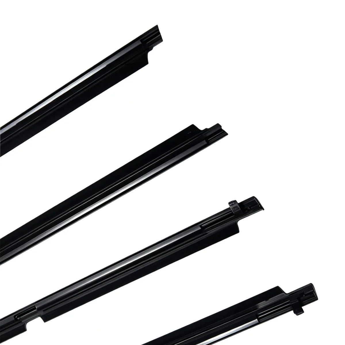 Rear Left and Right Outer Window Belt Molding Seal for Daihatsu Xenia OEM 68180-BZ040 and 68230-BZ030