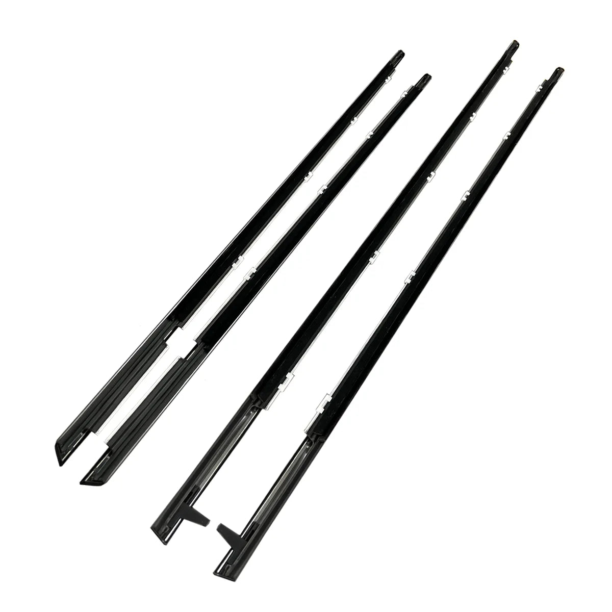 4X FL FR RL RR Chrome Outside Window Mouldings Fit For  RX350 450H 09-15