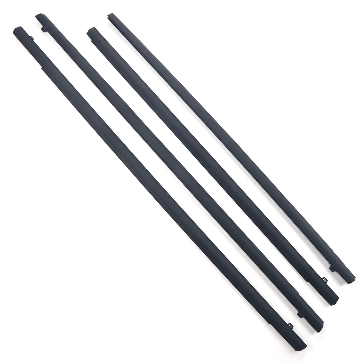 4X FL FR RL RR Outside Black Window Weatherstrips Moldings Fit For Odyssey 2003-2008