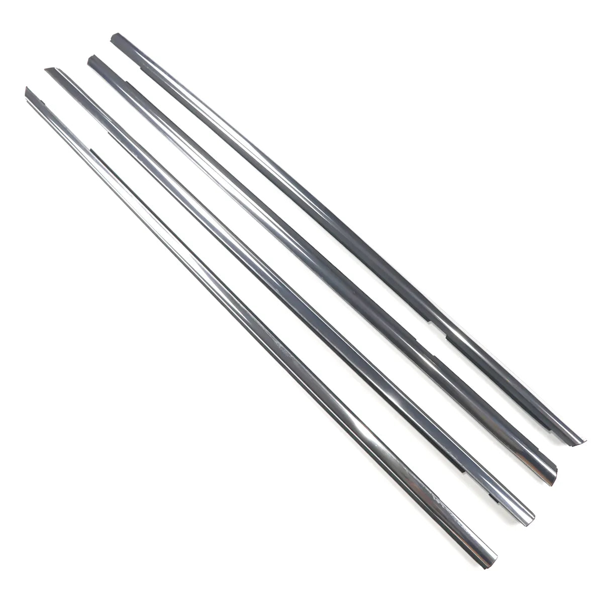 4X FL FR RL RR Chrome Outside Window Moldings Fit For Patrol Q56 Q80 Armada 2010-2021