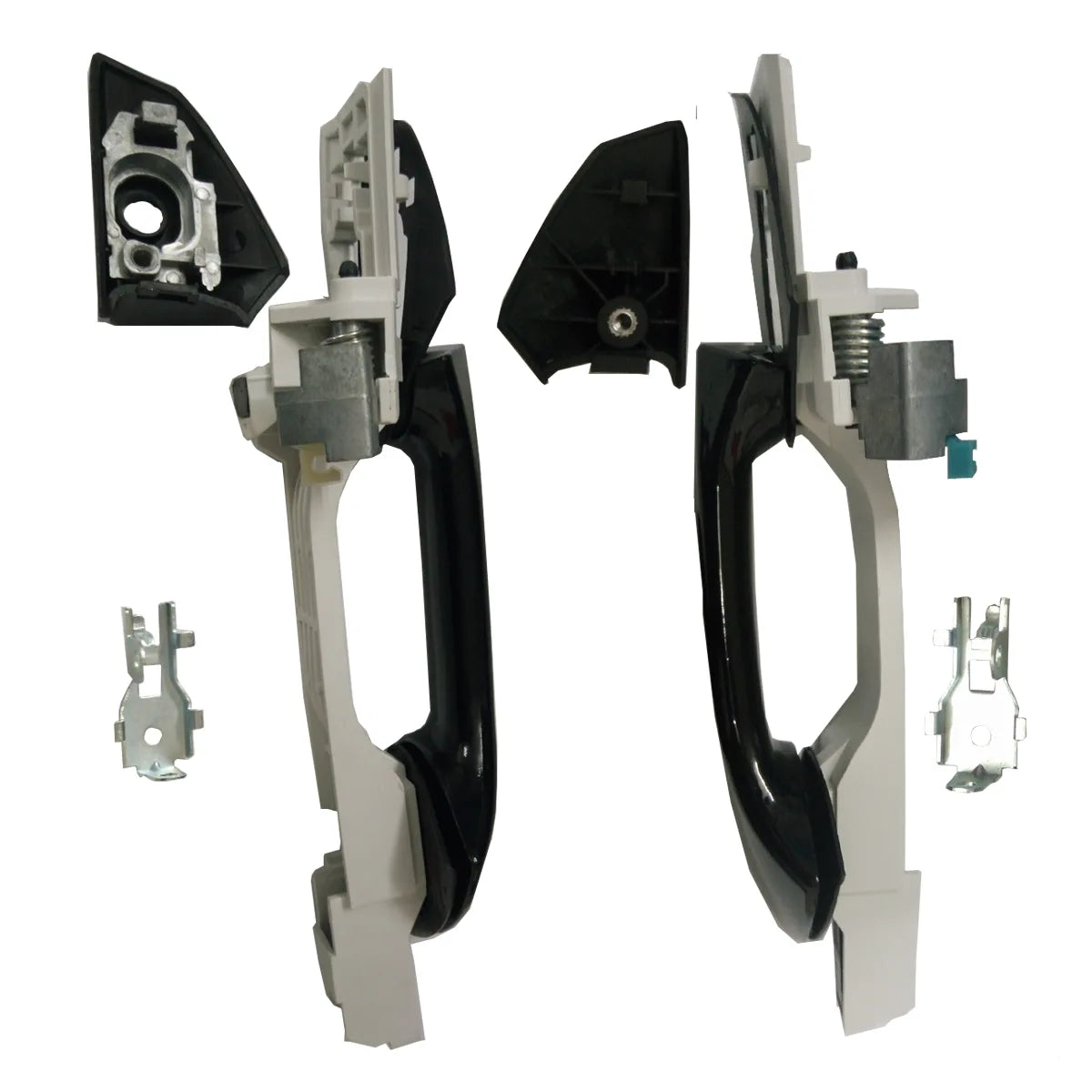 2X Front Left Right Outside Door Handles W Handle Base For Accord 08-12