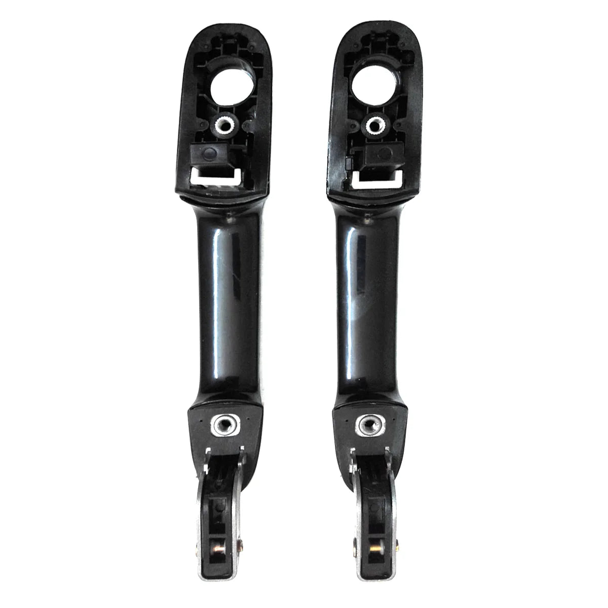 2X Front Left Right Outside Black Car Door Handles For Accent Verna 05-11