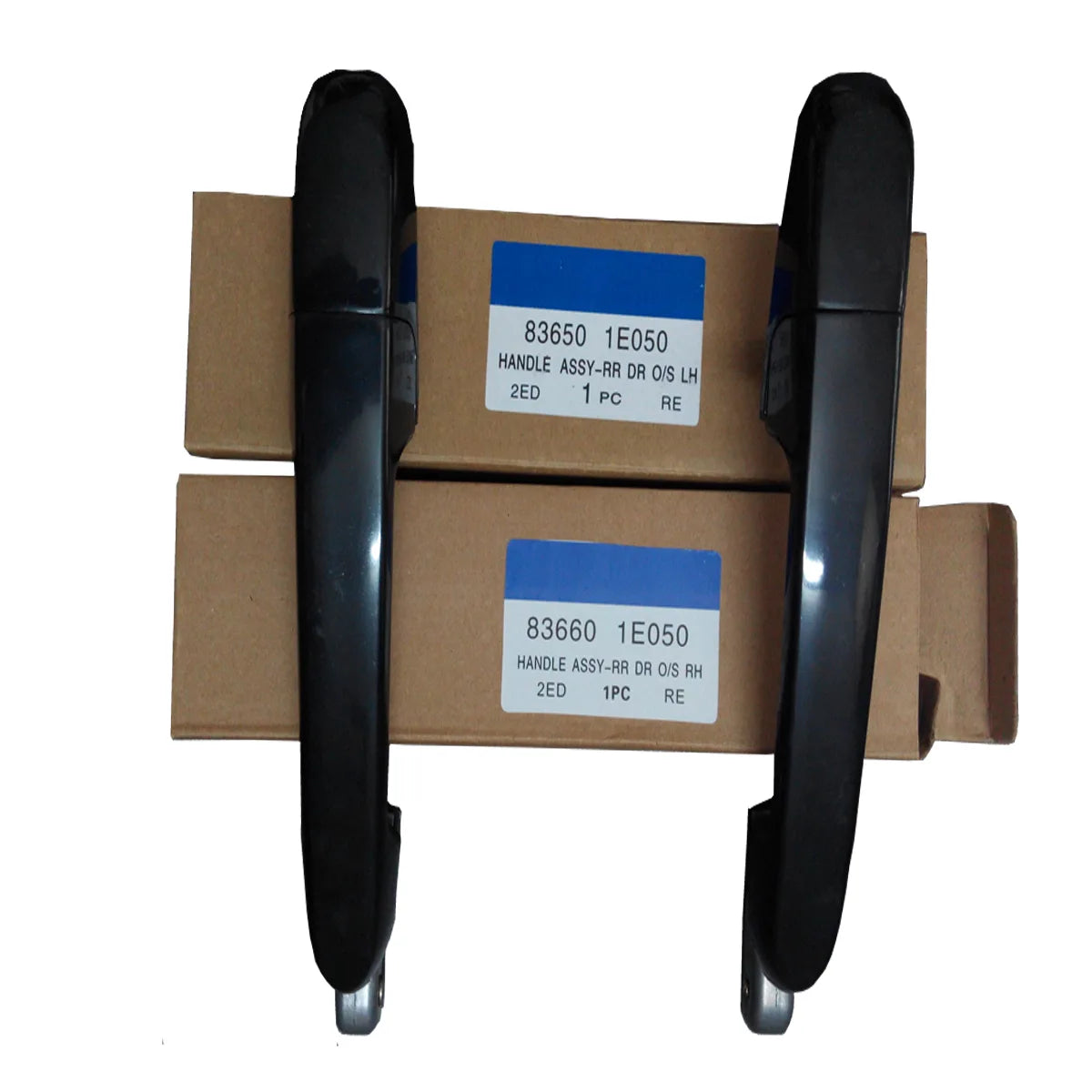 2X Rear Left Right Outside Black Door Handles For Accent Verna 05-11