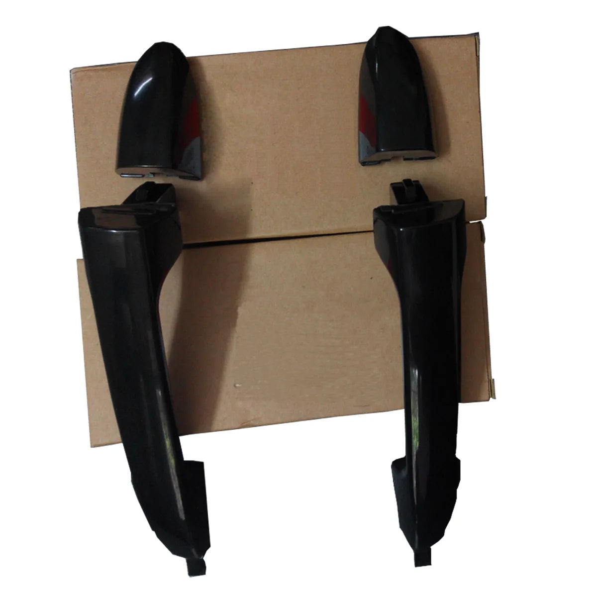 2X Black Rear Left Right Outside Door Handles For Kia Spectra cerato 03-09
