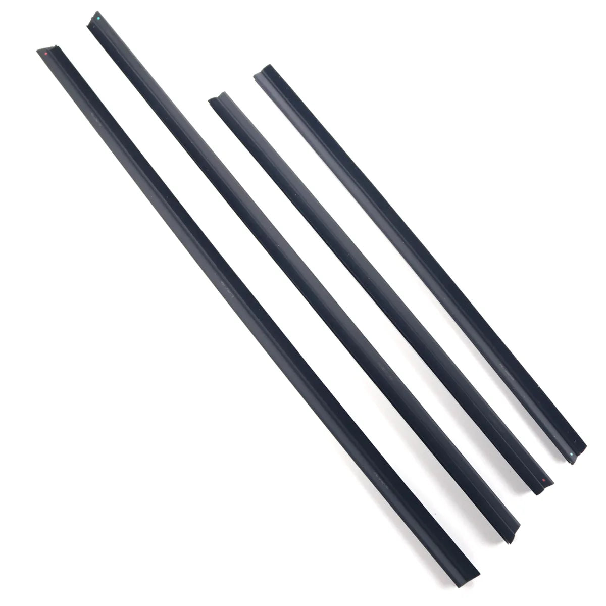 4X FL FR RL RR Outside Window Moldings Weatherstrips Fit For Fit Jazz Saloon 2009-2013