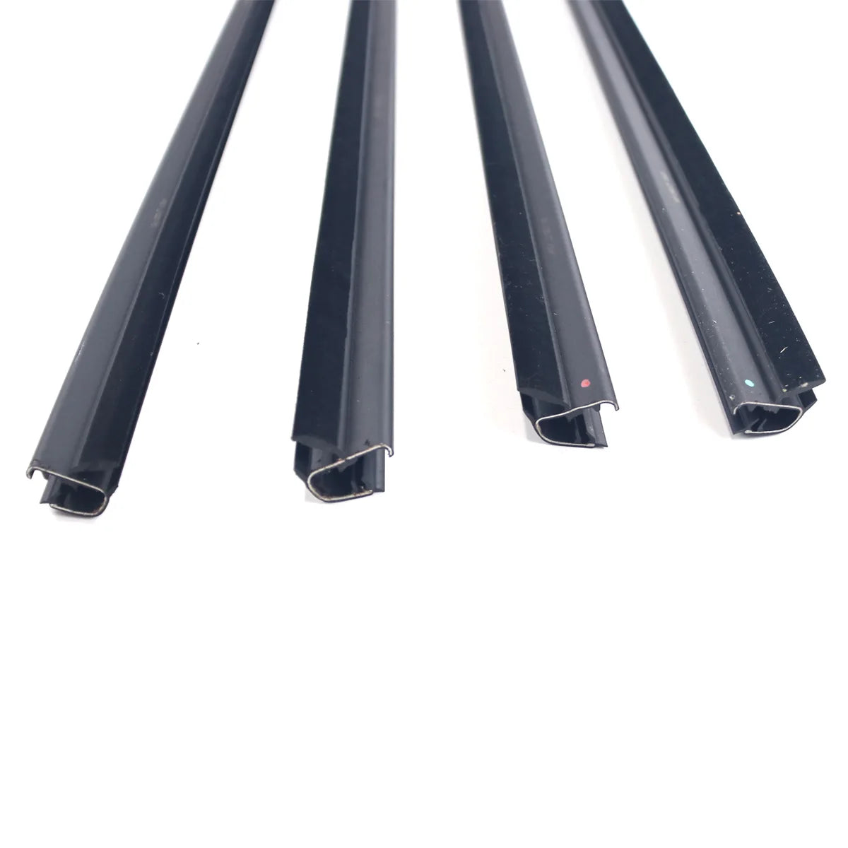 4X FL FR RL RR Outside Window Moldings Weatherstrips Fit For Fit Jazz Saloon 2009-2013