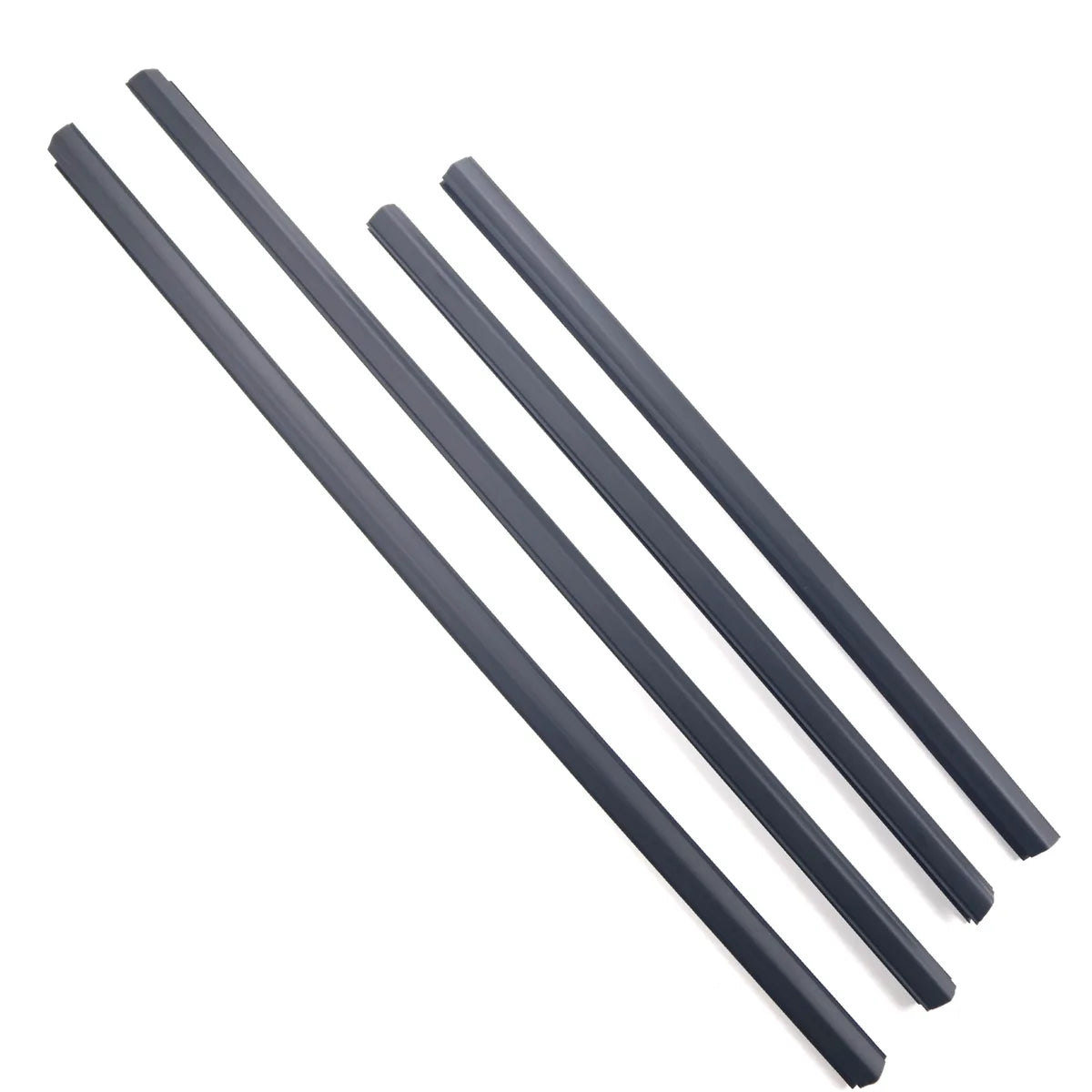4X FL FR RL RR Outside Window Moldings Weatherstrips Fit For Fit Jazz Saloon 2009-2013