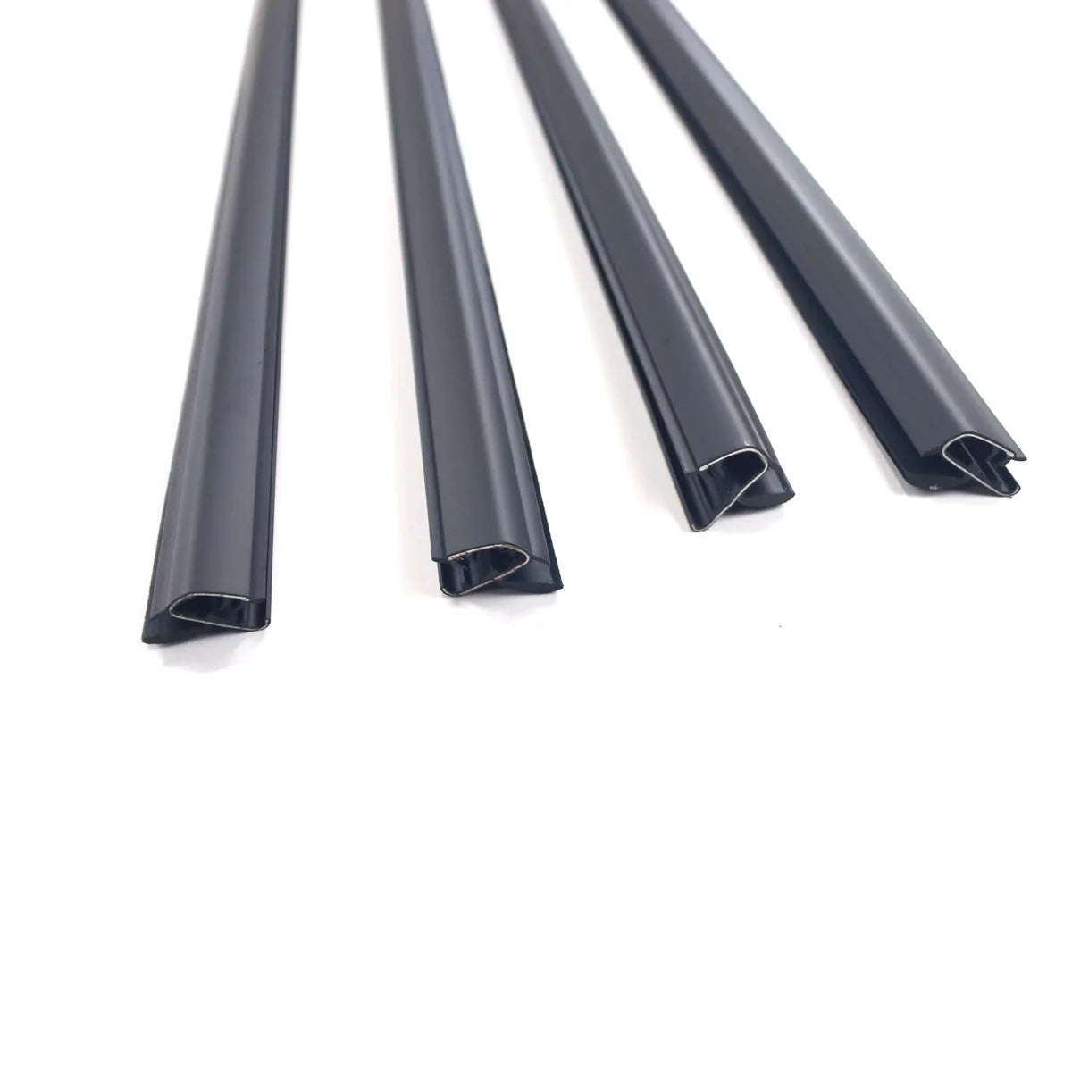 4X FL FR RL RR Outside Window Moldings Weatherstrips Fit For Fit Jazz Saloon 2009-2013