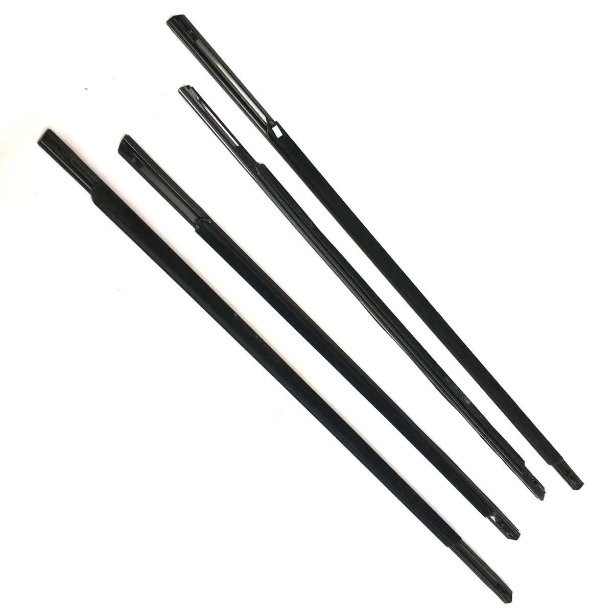 4X Front Rear Left Right Window Weatherstrips Moldings Fit For Sonata I45 09-15