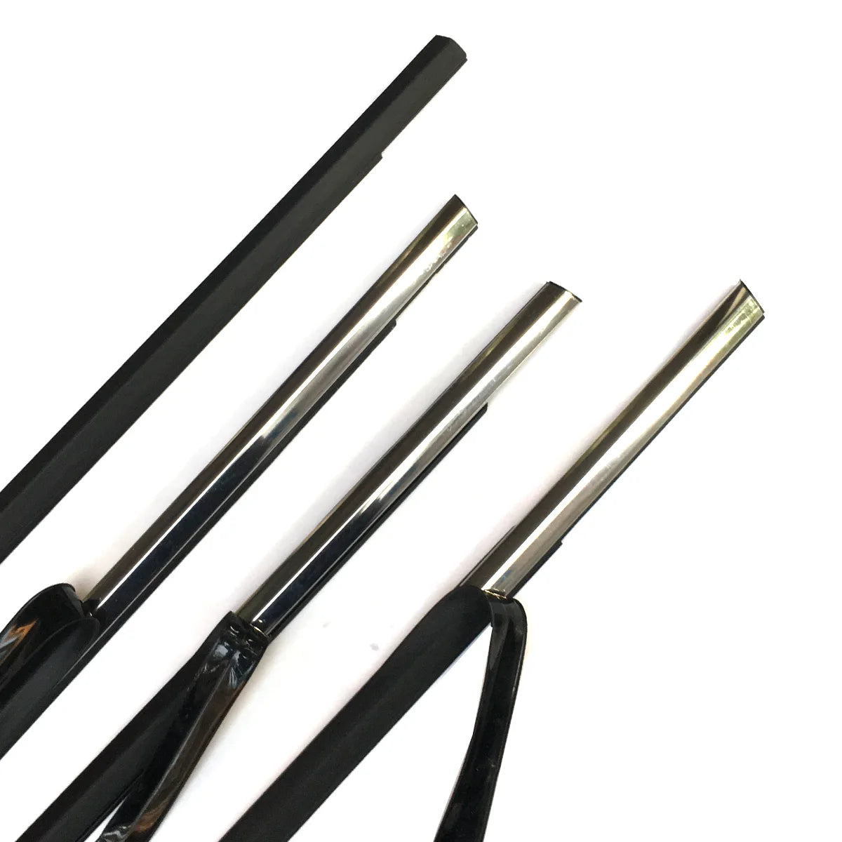 4X Front Rear Left Right Window Weatherstrips Moldings Fit For Sonata I45 09-15