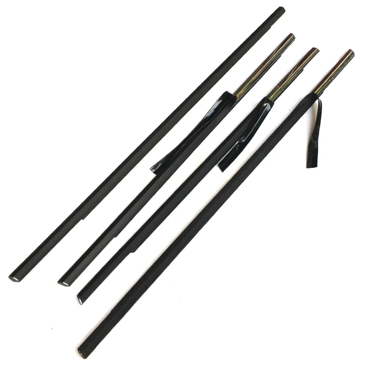 4X Front Rear Left Right Window Weatherstrips Moldings Fit For Sonata I45 09-15