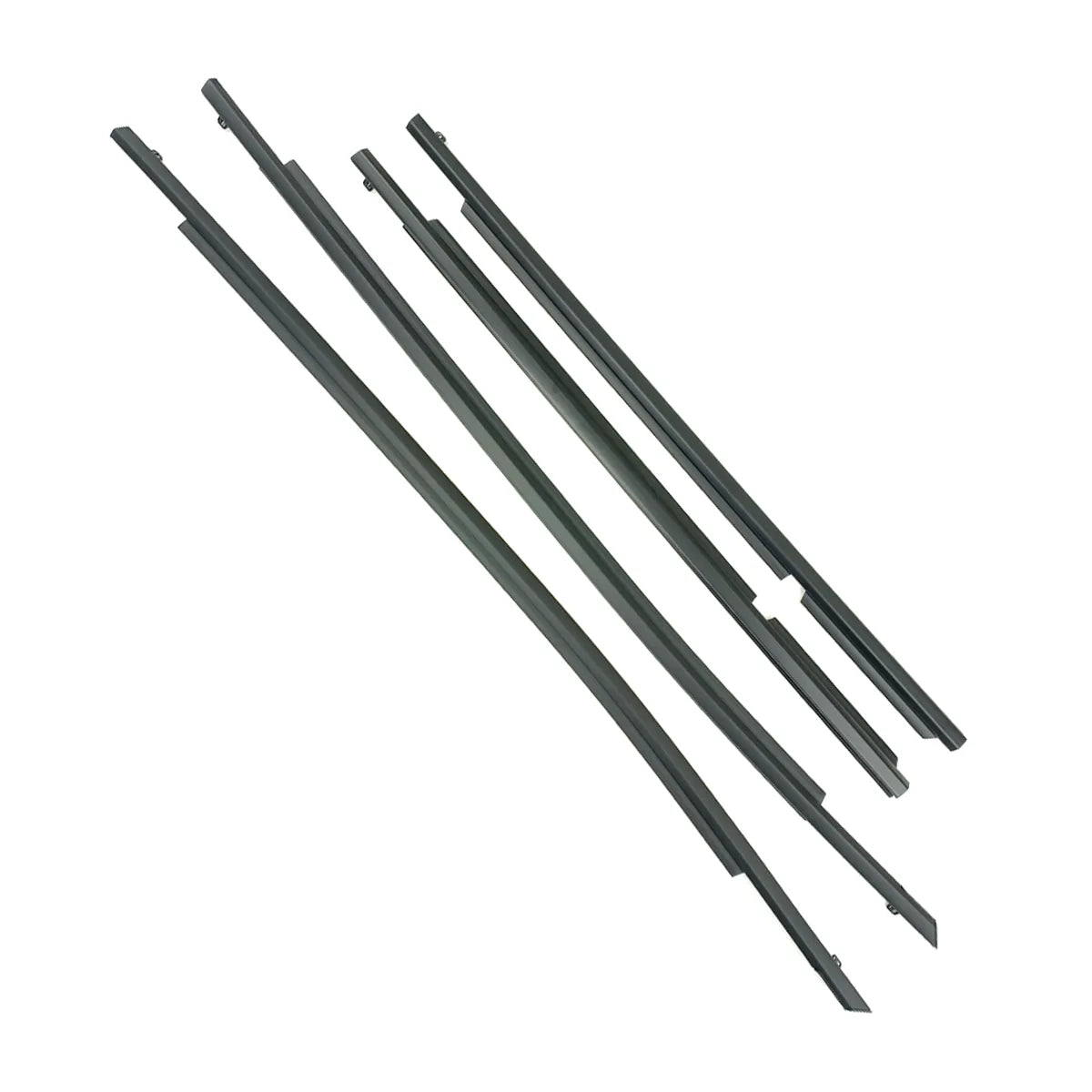 4X FL FR RL RR Black Window Moulding Trims Weatherstrips For Mazda CX-5 13-16