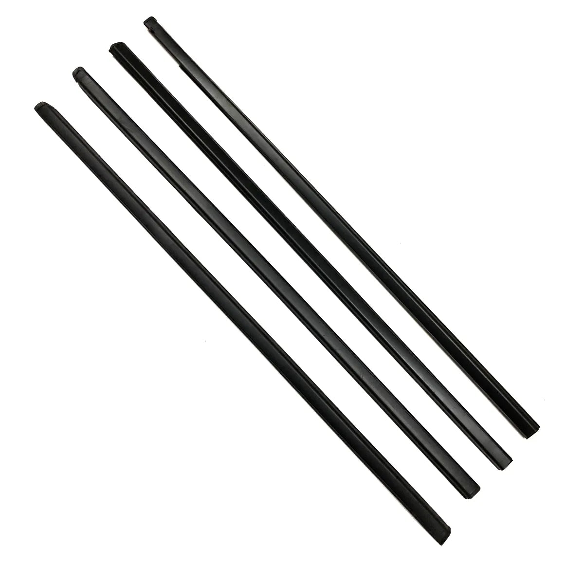 4X Outside Window Weatherstrips Seal Fit For Pajero Pinin Montero IO H76 H77 99-06