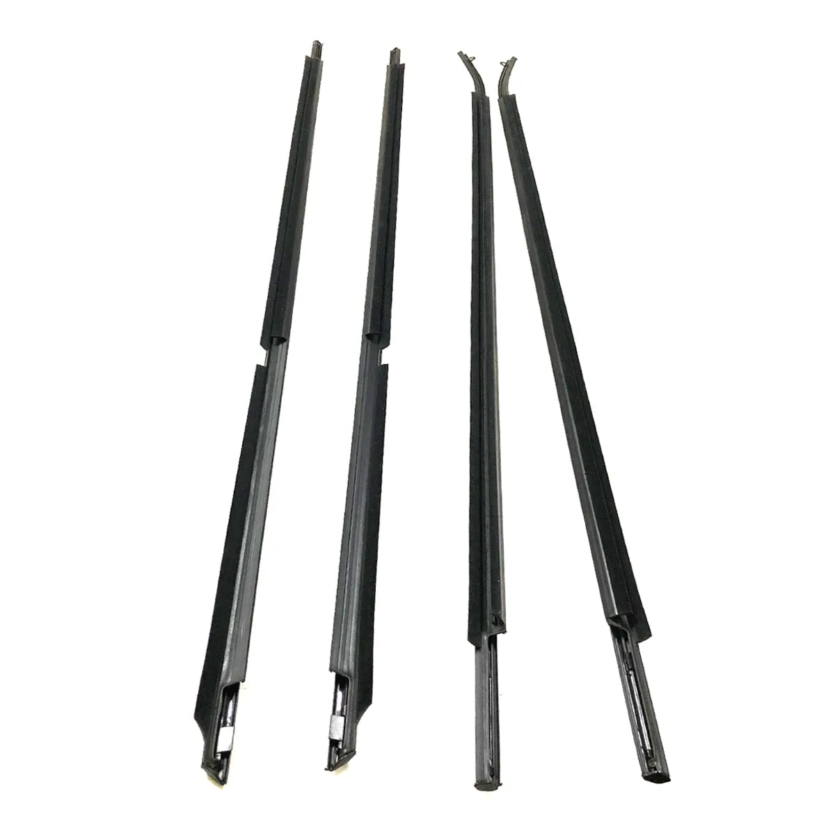 4X FL FR RL RR Outside Chrome Window Moldings Weatherstrips Fit For Camry 12-17