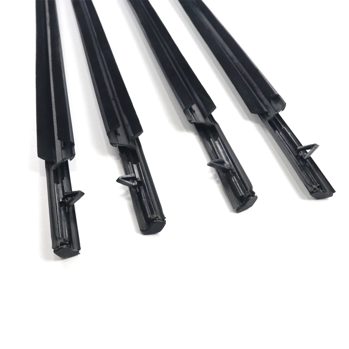 4X FL FR RL RR Outside Chrome Window Weatherstrips Moldings Fit For Camry 2018-2024