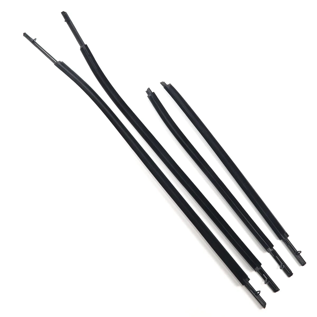 4X FL FR RL RR Outside Chrome Window Weatherstrips Moldings Fit For Camry 2018-2024