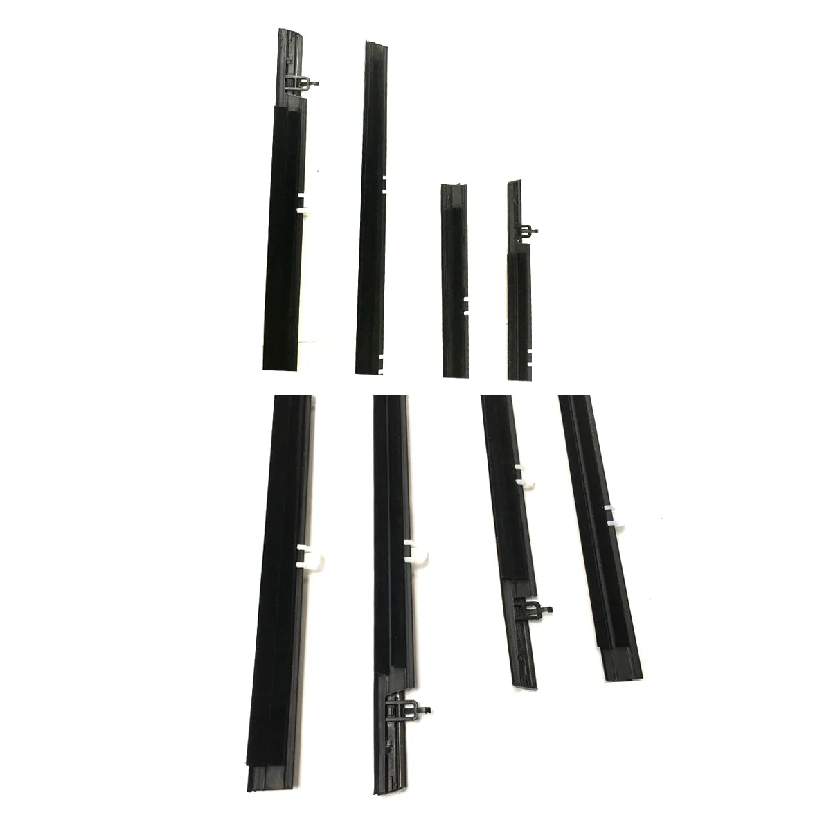 4X FL FR RL RR Outside Window Weatherstrips Moldings For Acura TSX Accord CU2 CU1 2009-2014