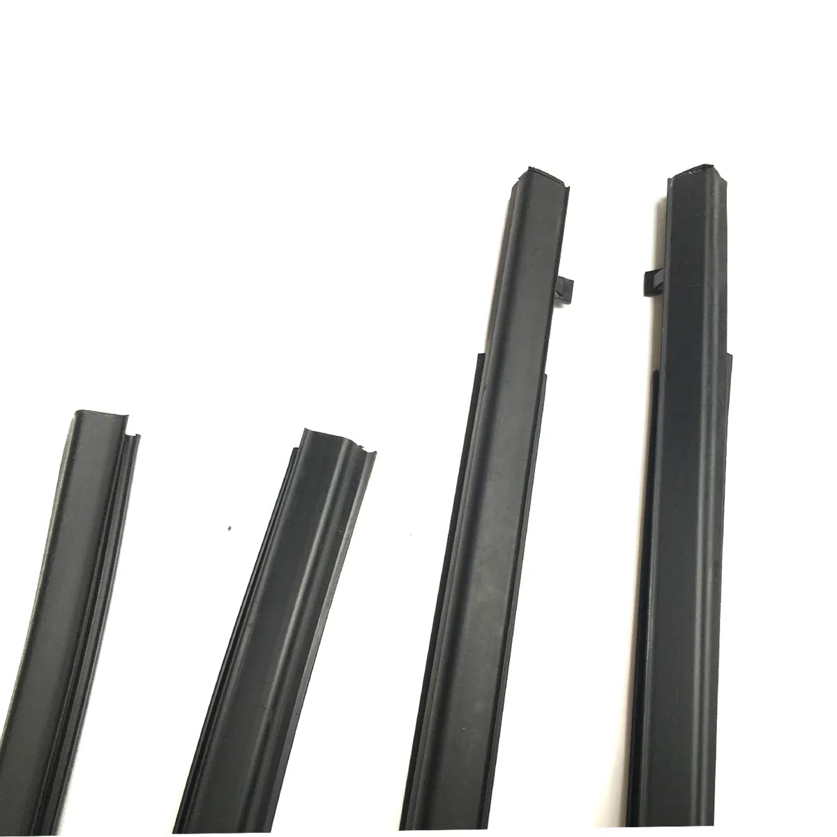 4X Black Outside Window Moulding Weatherstrips Fit For Fit Jazz 05-08