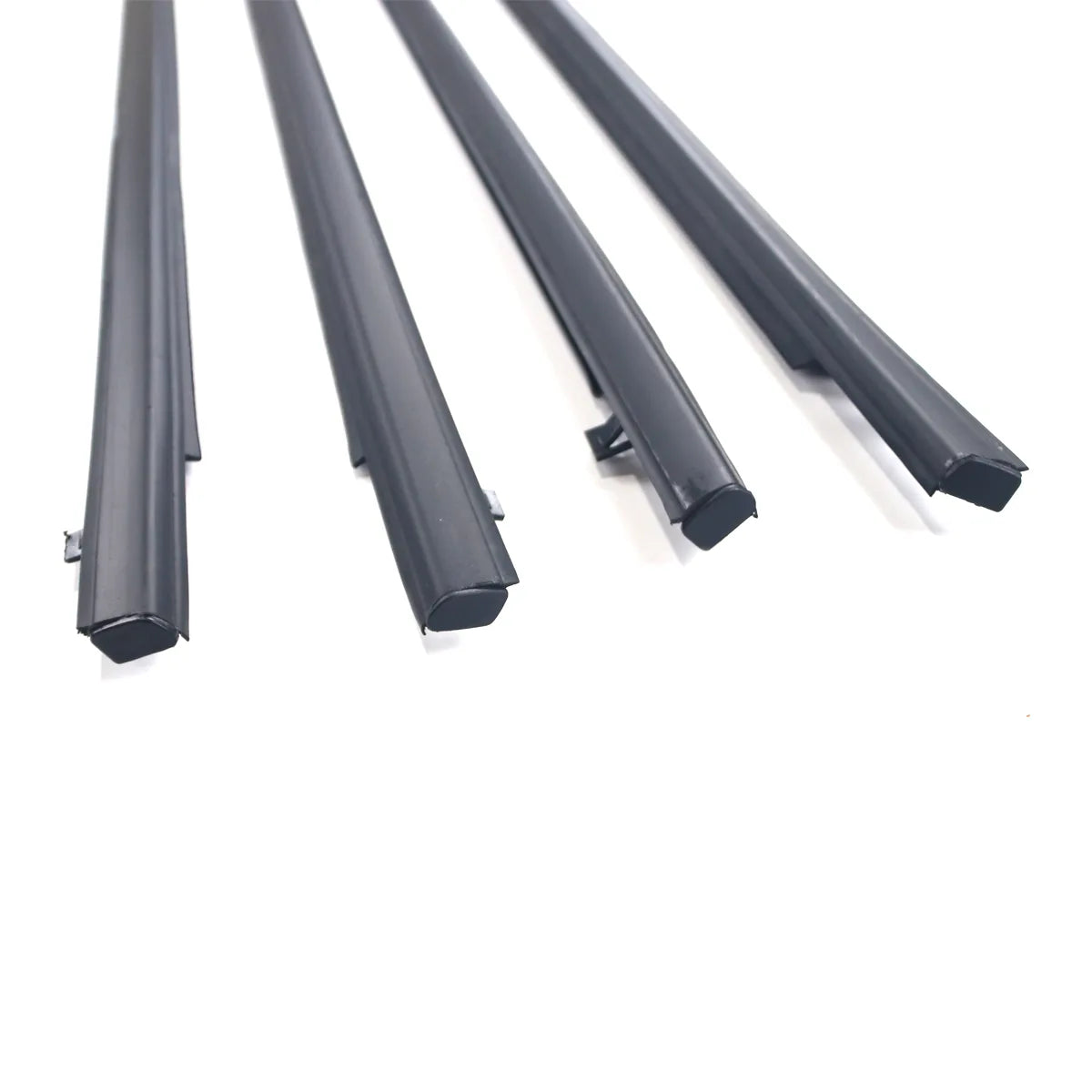 4X FL FR RL RR Outside Black Window Weatherstrips For Fit Jazz Saloon 05-08