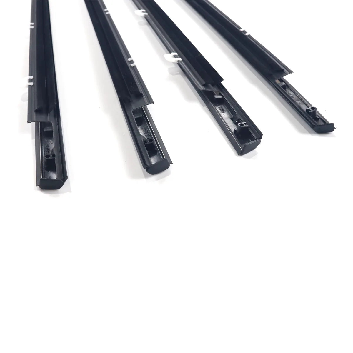 4X FL FR RL RR Outside Black Window Weatherstrips Moldings For Fit Jade RS FR4 FR5 2015-2020