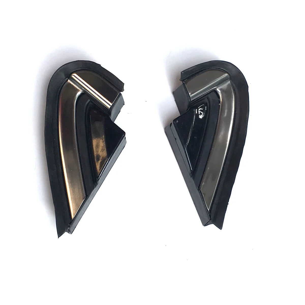 2X Front Left Right Corner Ganish Pillar Garnish Fit For CRV 2007-2011