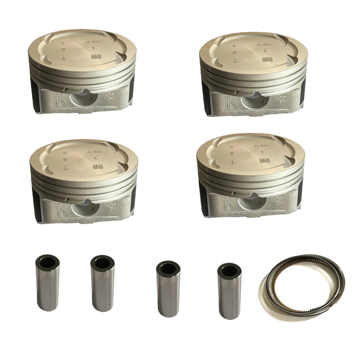 4X Pistons W Ring Set For Avenger Compass Patriot Caliber 2.4L ED3 2007-2020