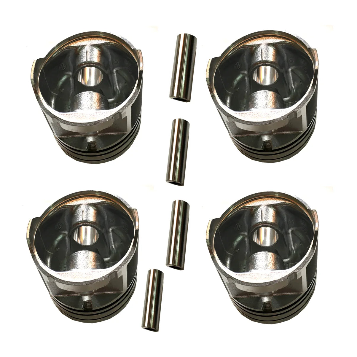 4X Pistons W Ring Set For Accent Getz Click TB 1.3L G4EA 1999-2007