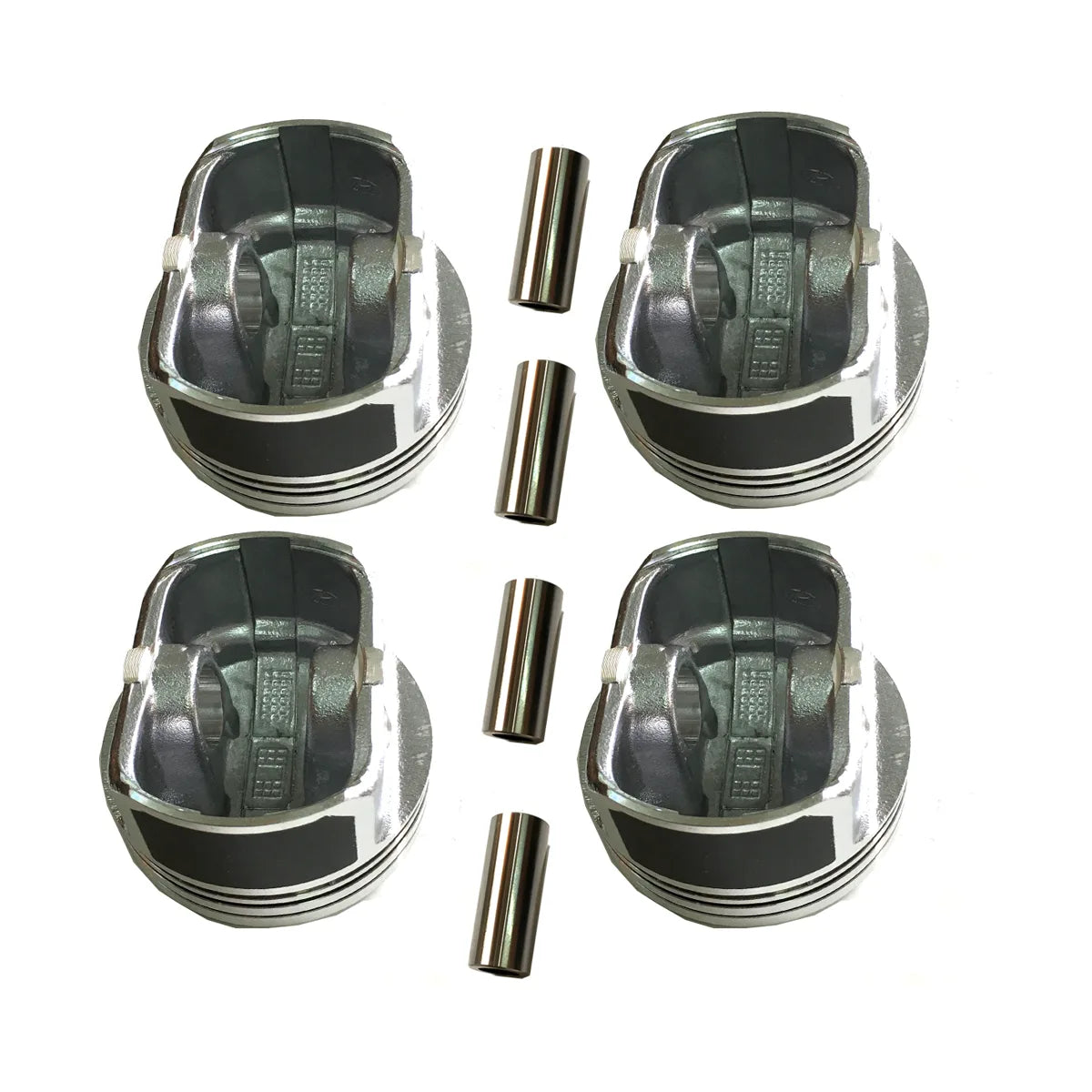 4X Pistons W Pins Fit For Accent Verna Getz Rio 1.4L DOHC G4EE 2005-2012