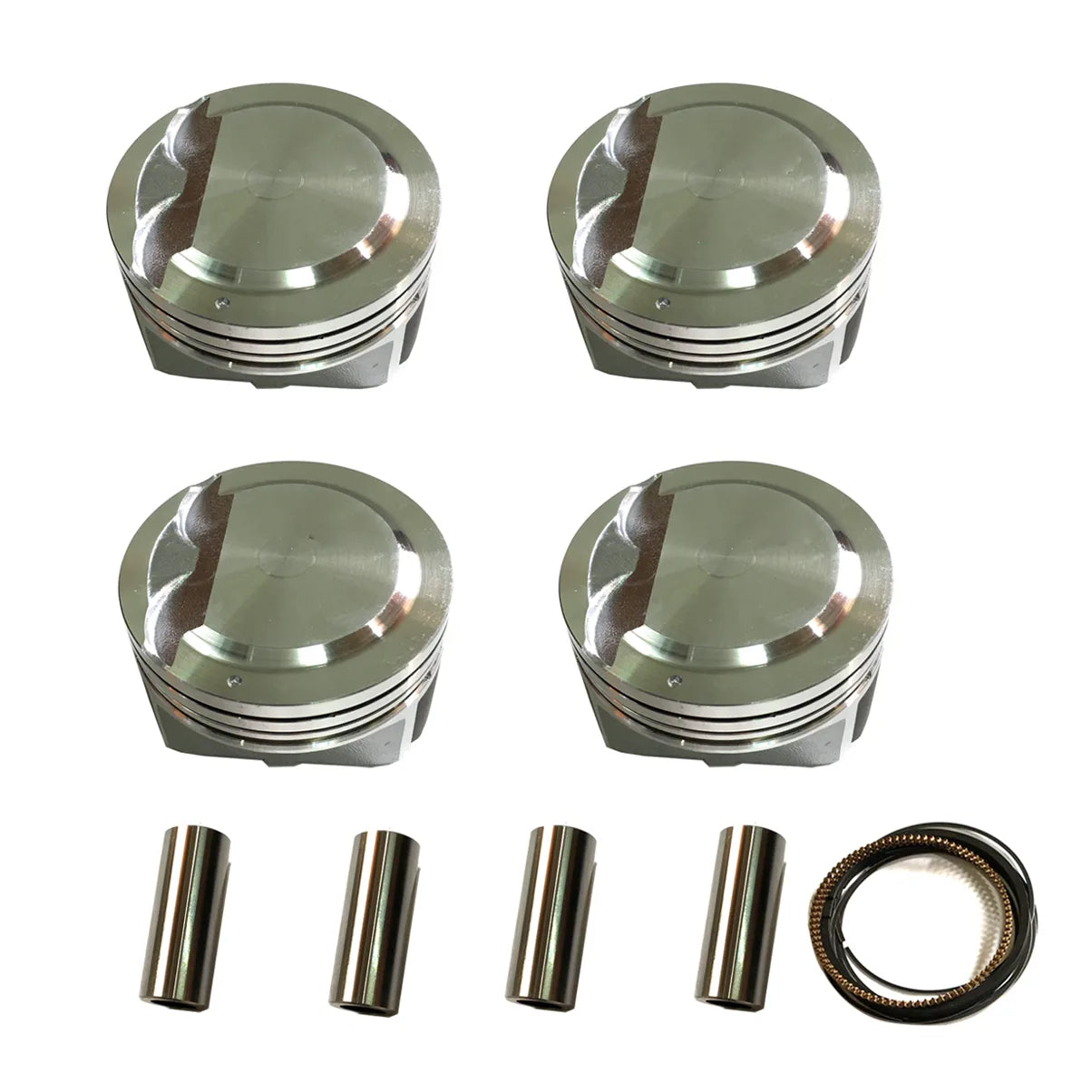 4X Pistons W Pins Fit For Accent Verna Getz Rio 1.4L G4EE 2005-2012