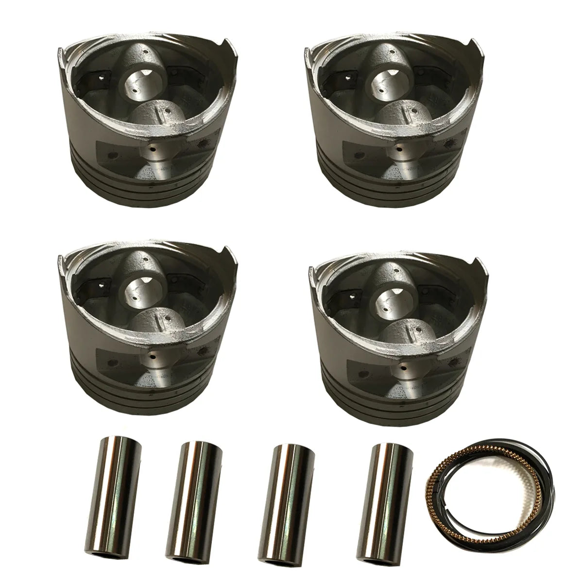 4X Pistons W Ring Set For Sonata Santa Fe Sorento H-1 Starex 2.4L G4JS 1999-2005
