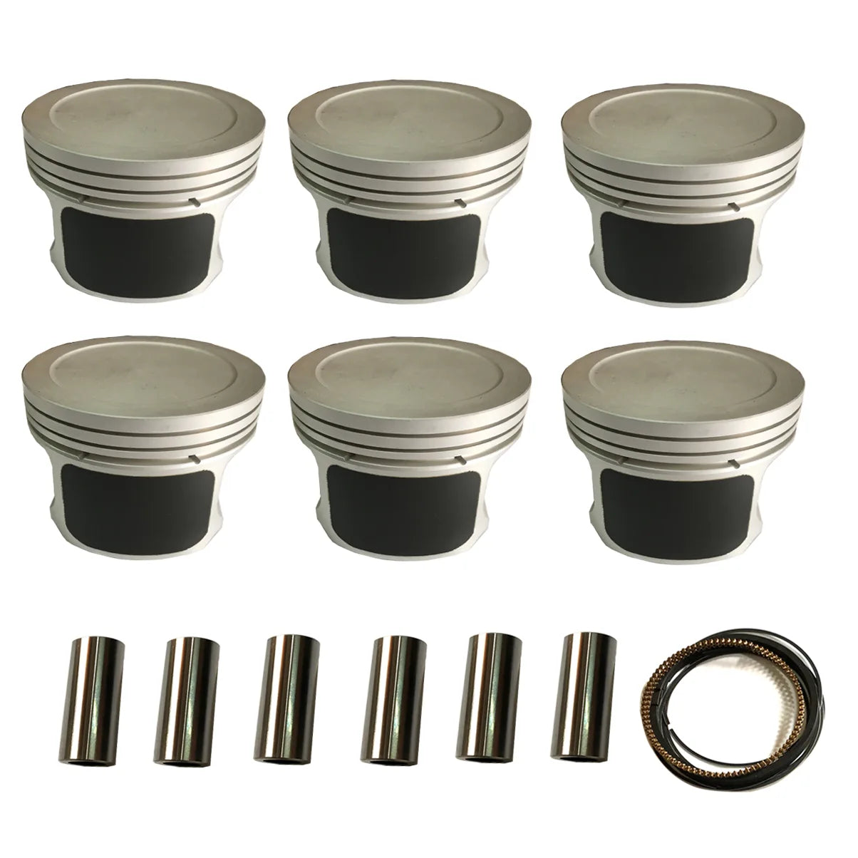 Celerparts Pistons With Ring Set For Hyundai Kia IX35 Tucson Sonata Sportage K5 Tiburon 2.7L G6BA 1999-2007 OEM 23410-37310 23410-37938