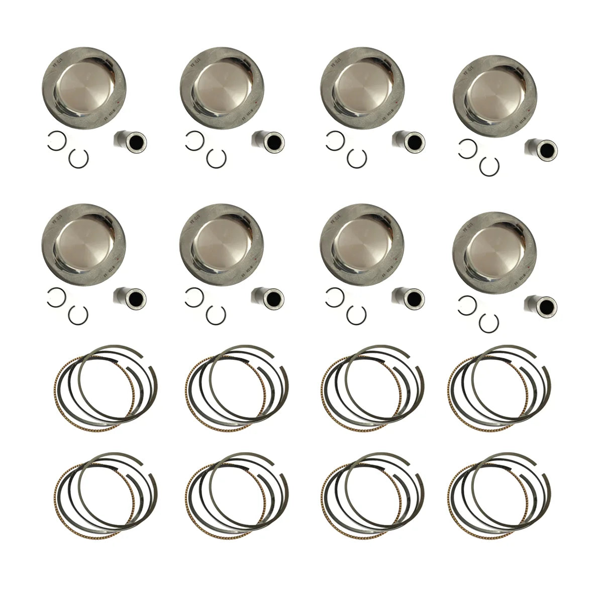 8X Oversized  +0.5mm Engine Pistons W Rings Fit For Range Rover/Sport 5.0L 508PN 10-13