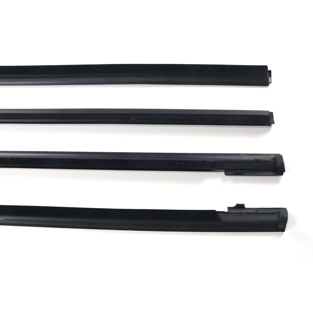 4X frisos pretos para janelas exteriores para Highlander 2008-2010