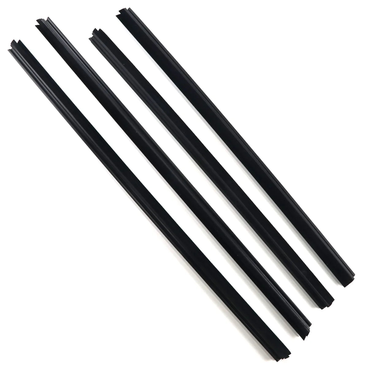 4PC Interior Window Belt Weatherstrip Set for Honda Fit Jazz Hatchback 2015-2020