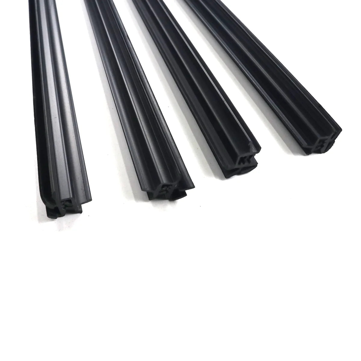 4PC Interior Window Belt Weatherstrip Set for Honda Fit Jazz Hatchback 2015-2020