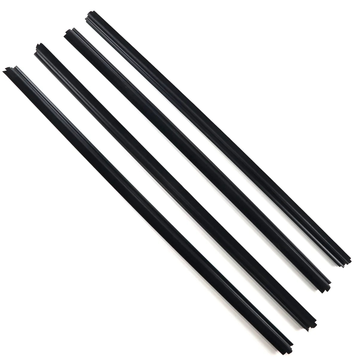 4PC Inner Door Window Belt Weatherstrip Set for Honda HR-V 2016-2022