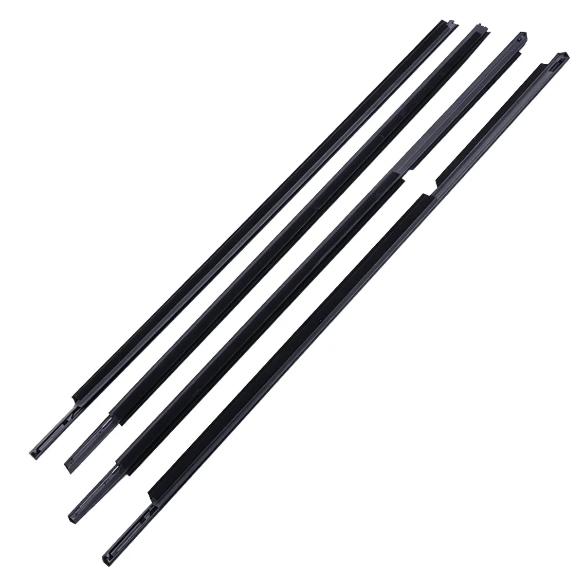 Front Left and Right Outer Window Weatherstrip Sweep for Lexus RX OEM 75710-48031 and 75720-48031