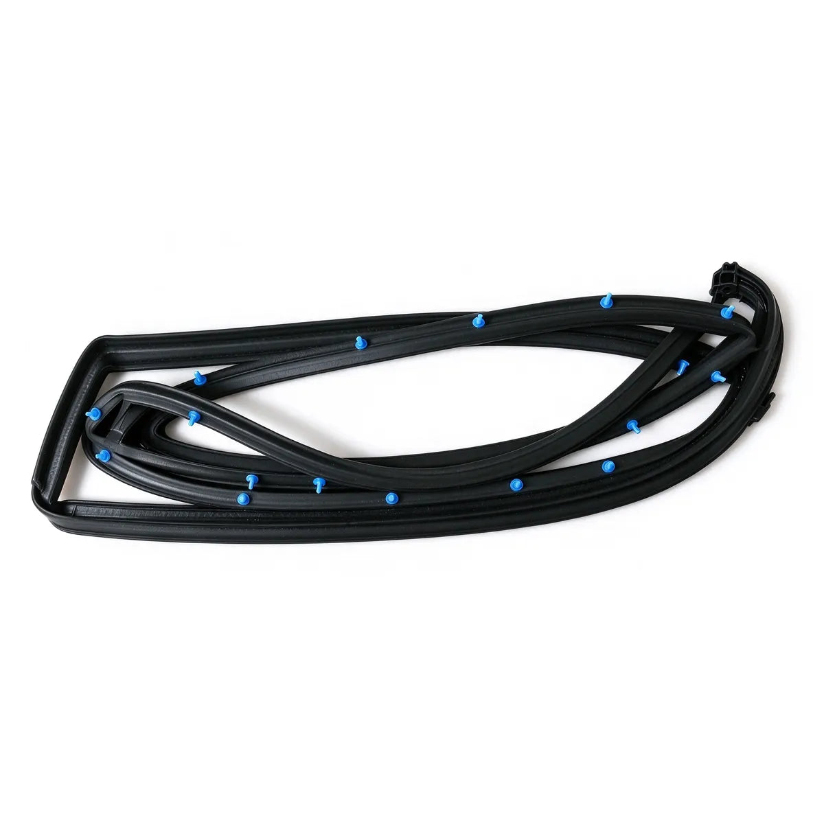 MR437161 MR437163 Rear Left Side Door Mounted Outer Rubber Weatherstrip Seal for 2000-2019 Mitsubishi Pajero Montero MK3 MK4 V70 V90-1